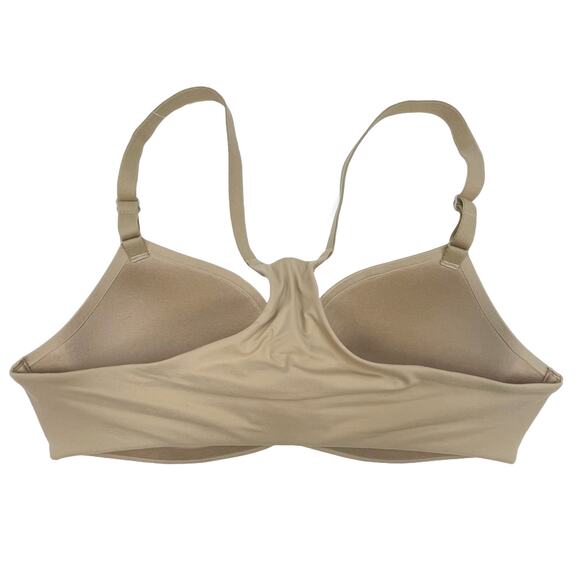 Soma Enbliss Front Close Racerback Bra Sz 32B New $54 Warm Amber Tan - Picture 5 of 8